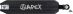 Platforma Apex 19.3 x 4.5 Black