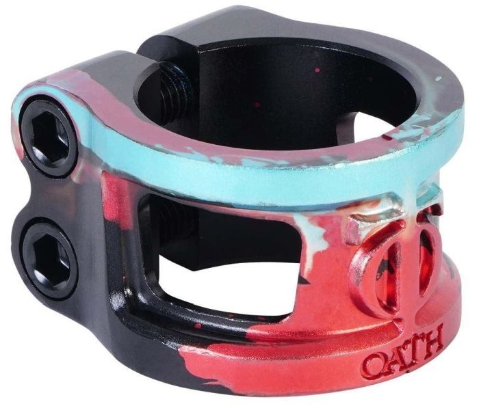 Clampa Oath Cage V2 Black Teal Red