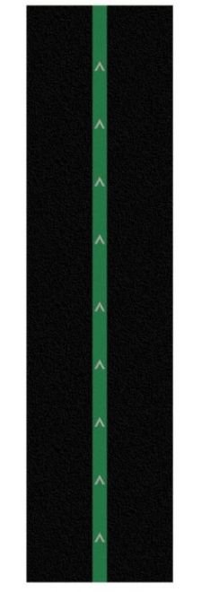 Above A-row Griptape Green