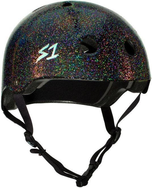 Šalmas S-One Lifer Black Gloss Glitter