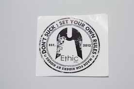 Ethic dont suck sticker