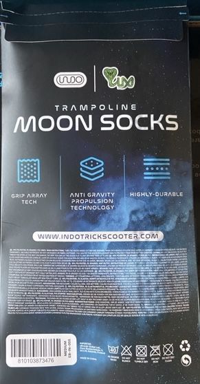 Trampoline Paspirtukas Indo Pro V2 Blue + Moonsocks
