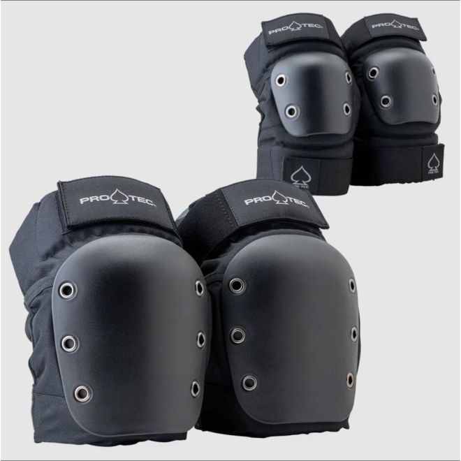 Kelių ir alkūnių apsaugos Pro-Tec Open Black