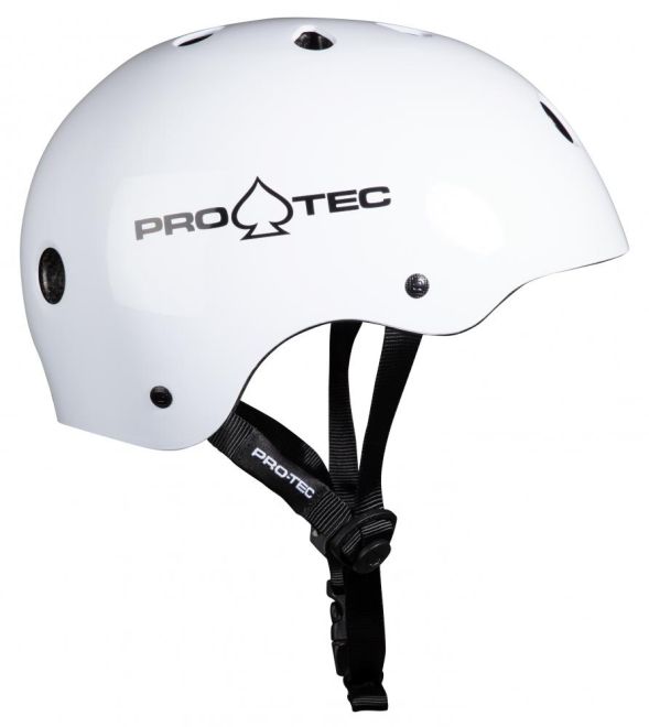 Šalmas Pro-Tec Classic Gloss White