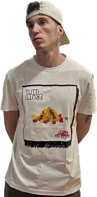 Marškinėliai Shizzle Orchestra Tutti Frutti White